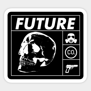 future skull Sticker